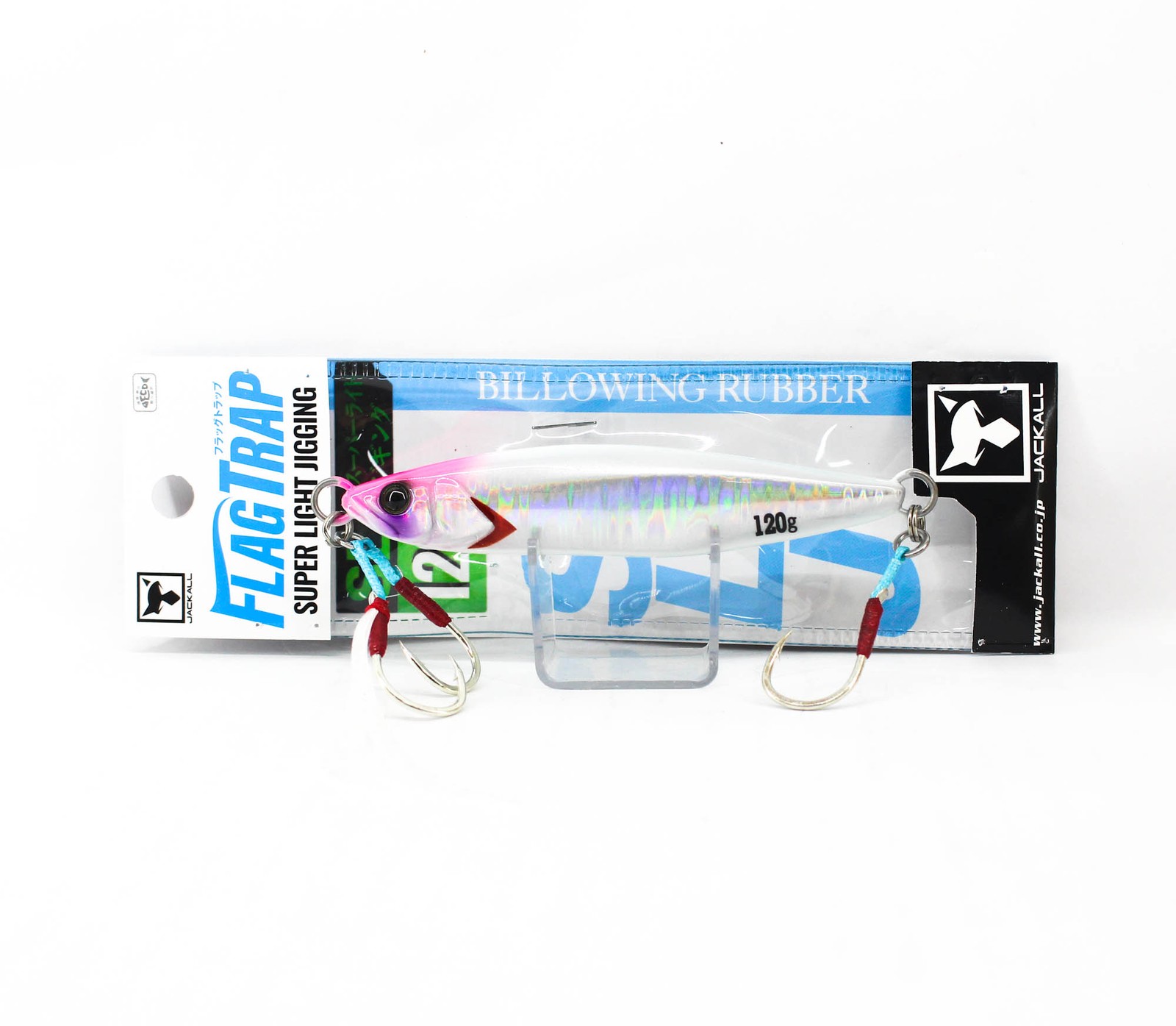 Jackall Metal Jig Flag Trap 120 grams Around Glow (2719)