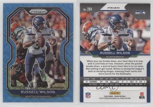 2020 Panini Prizm Blue Wave Prizm /199 Russell Wilson #294