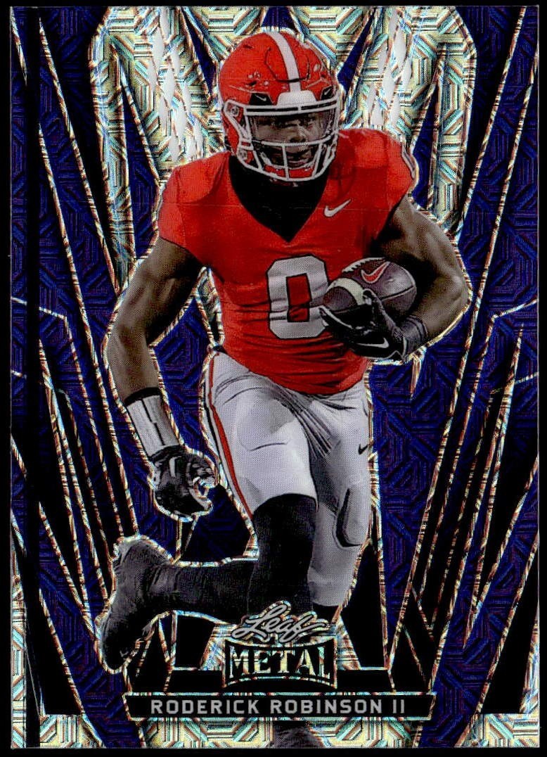 2024 Leaf Metal #90 Roderick Robinson II Pulsar Purple #/8