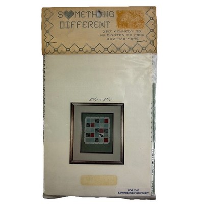 Something Different Cross Stitch Kit Diane Evans 5.75'' x 5.75'' Square Sampler