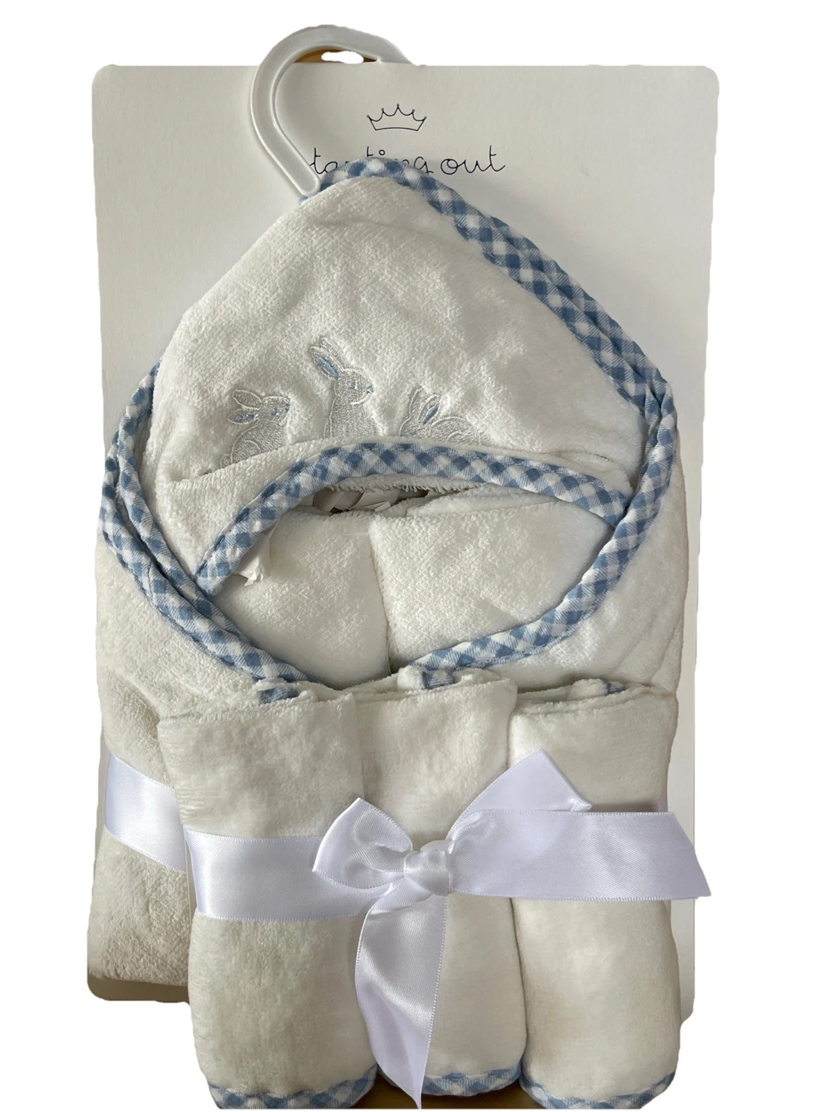 4 Pcs Baby Towels Set, 26 X 26 Hooded Bath Towel and 3 Pcs Baby Washcloths 10x10
Opens in a new wind