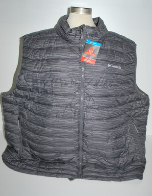Columbia Powder Lite Vest, Color Grey, Size Men's 4X