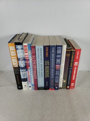 Mountain Climbing, Expeditions, K2, Everest, Tragedy (13 Book Lot) Annapurna