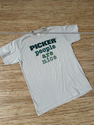 Vintage PICKER People Are Nice Grocery Store T Shirt Size Medium Healthy Earth