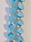 Vintage West Germany Signed Multi-Strand Necklace. Blue Floral Beads. Gorgeous. — photo 6