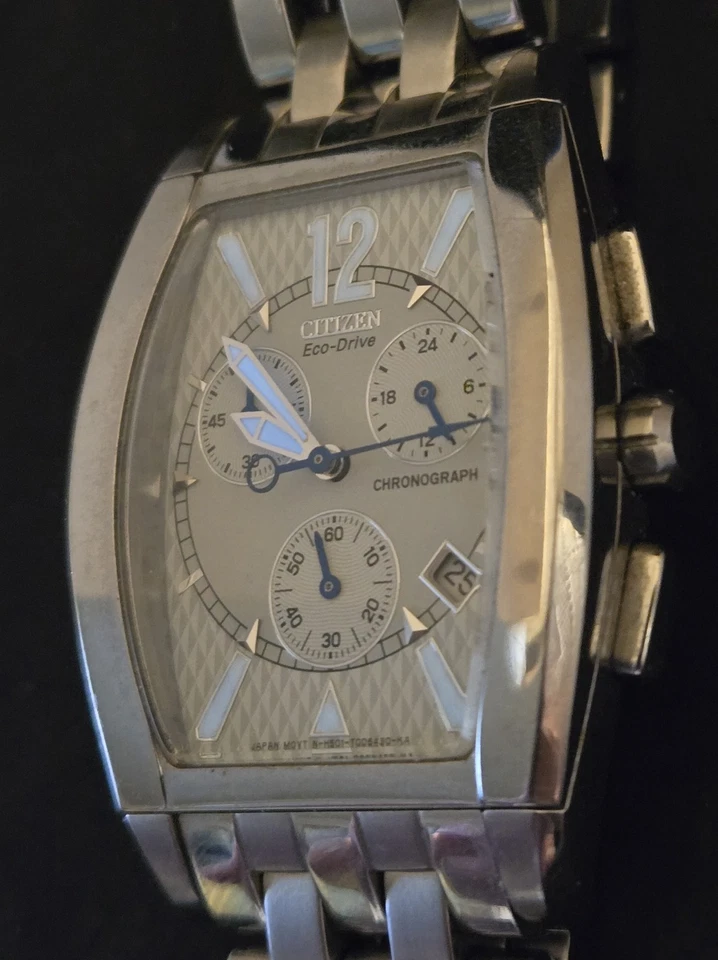 Men's Citizen Eco Drive Chronograph Watch.FREE SHIPPING. - Image 2 of 4