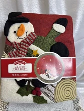 Holiday Time 48” Snowman Tree Skirt New