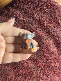 LEGO Castle Minifigure Dwarf with Dark Orange Beard Fantasy Era Cas357 Set 7040