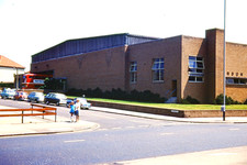 35mm BUS SLIDE: LONDON TRANSPORT ROMFORD GARAGE 1970s
