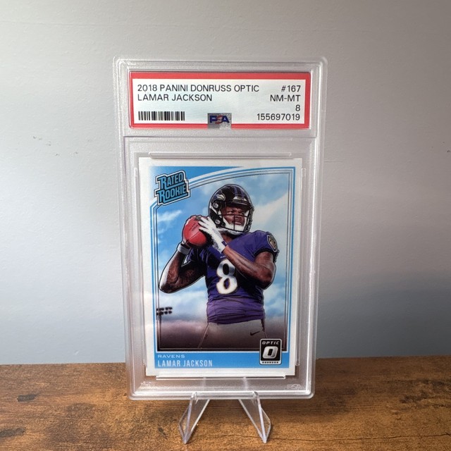 Lamar Jackson 2018 Panini Donruss Optic Rated Rookie