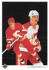 Vintage 1990-91 Upper Deck - Team Checklist Al MacInnis #319 - Calgary Flames