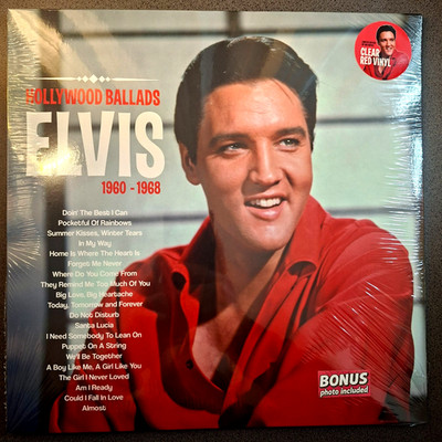 Elvis Presley - Hollywood Ballads 1960-1968 / Clear RED Vinyl + Bonus Photo