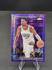 2025-26 Topps Chrome - Jaren Jackson Jr. #163 Purple Pulsar Refractor /75