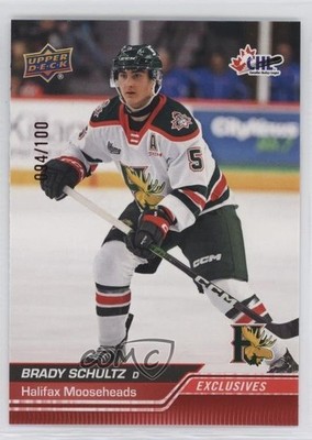 2023-24 Upper Deck CHL Exclusives 94/100 Brady Schultz #31 mq5