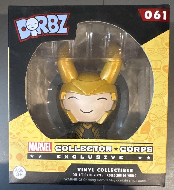 Dorbz Loki Marvel Collector Corps Exclusive Dorbz Vinyl Figure (#061)