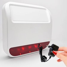 Sirène Extérieure HC-105FK - Alarme Puissante et Connectée FSK 868 MHz