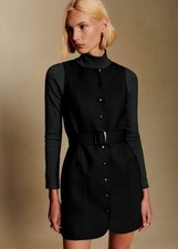 SÉZANE REDAIS DRESS |Black| Size 4 Missing Belt Just Dress