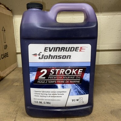 BRP Johnson Evinrude 2 Stroke Premium Engine Oil Mineral Formula 1 Gal 767000 MD