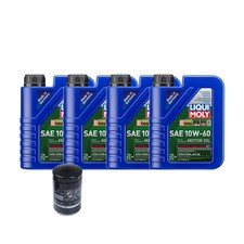 4L Liqui Moly RaceTech GT1 10W-60 Mann Engine Oil Change Kit for Cabrio Golf