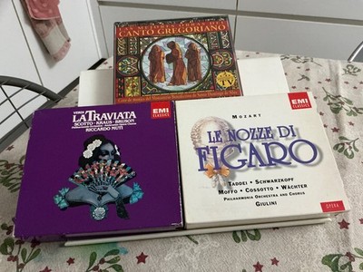 LOT Nr.3 2xCD DOPPELBOXEN (die Hochzeit des Figaro / Die Traviata) EMI CLASSICS + BOOKLET