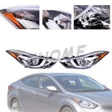 For 2014 2015 2016 Hyundai Elantra Headlight Assembly Left Right Pair For 2014 2015 2016 Hyundai Elantra Headlight Assembly Left Right Pair