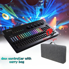 New MINI T0 PLUS Lighting Console Stage DMX512 DJ Led Fader Wing Controller Bag