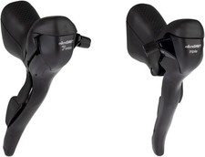 MicroSHIFT R7 Drop Bar 3x7-Speed Shift Lever Set | Aluminum, Smooth Routing