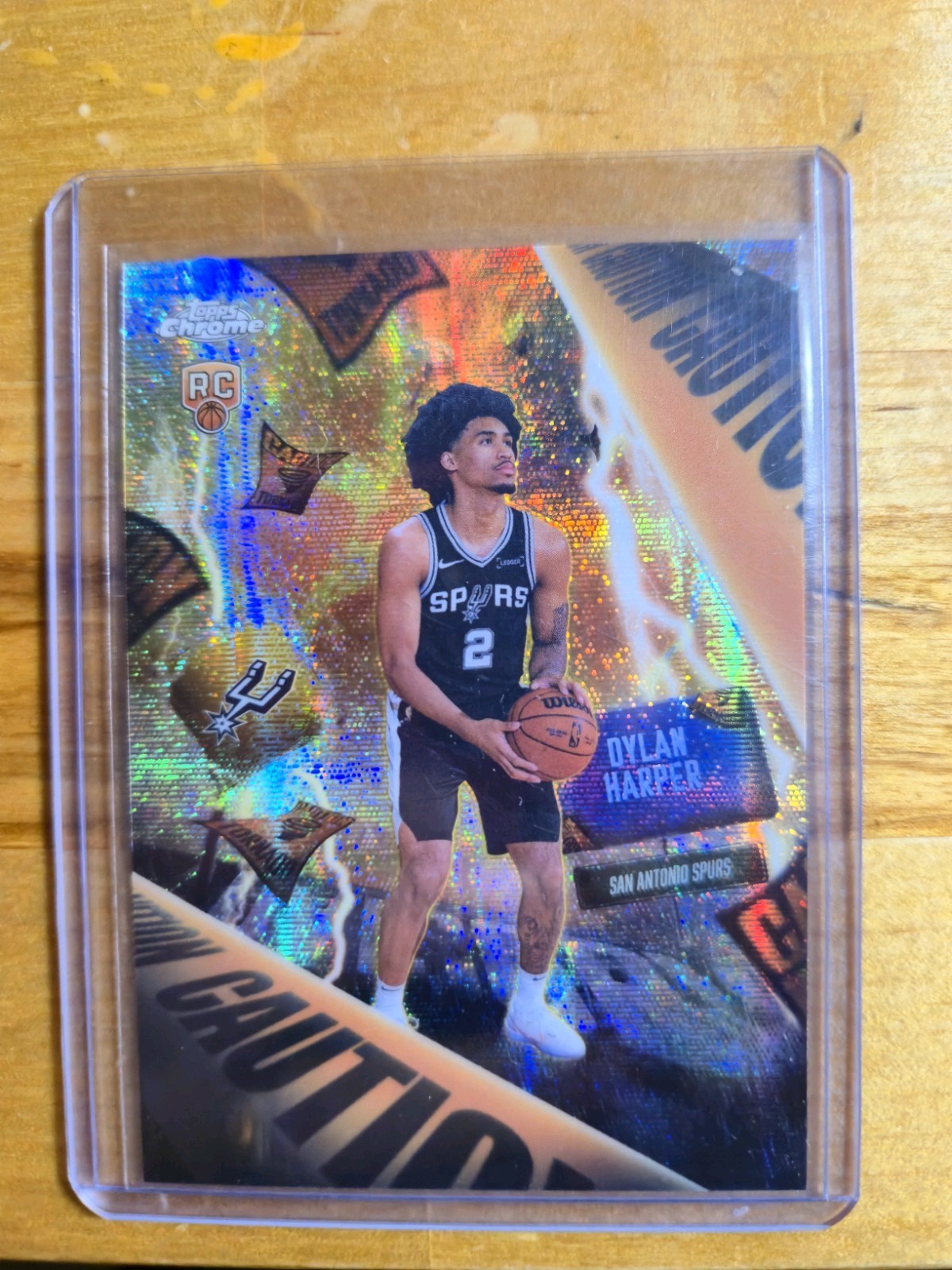 🔥NBA Topps Chrome 2025-26 Rookie🔥Dylan Harper "Advisory" SSP Case Hit, AD-2