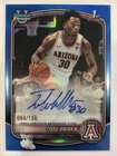 2025-26 Bowman Tobe Awaka Chrome Prospect Autographs Blue Refractor #/150