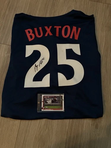 Byron Buxton Autographed Original MLB Jersey Minnesota Twins Baseball