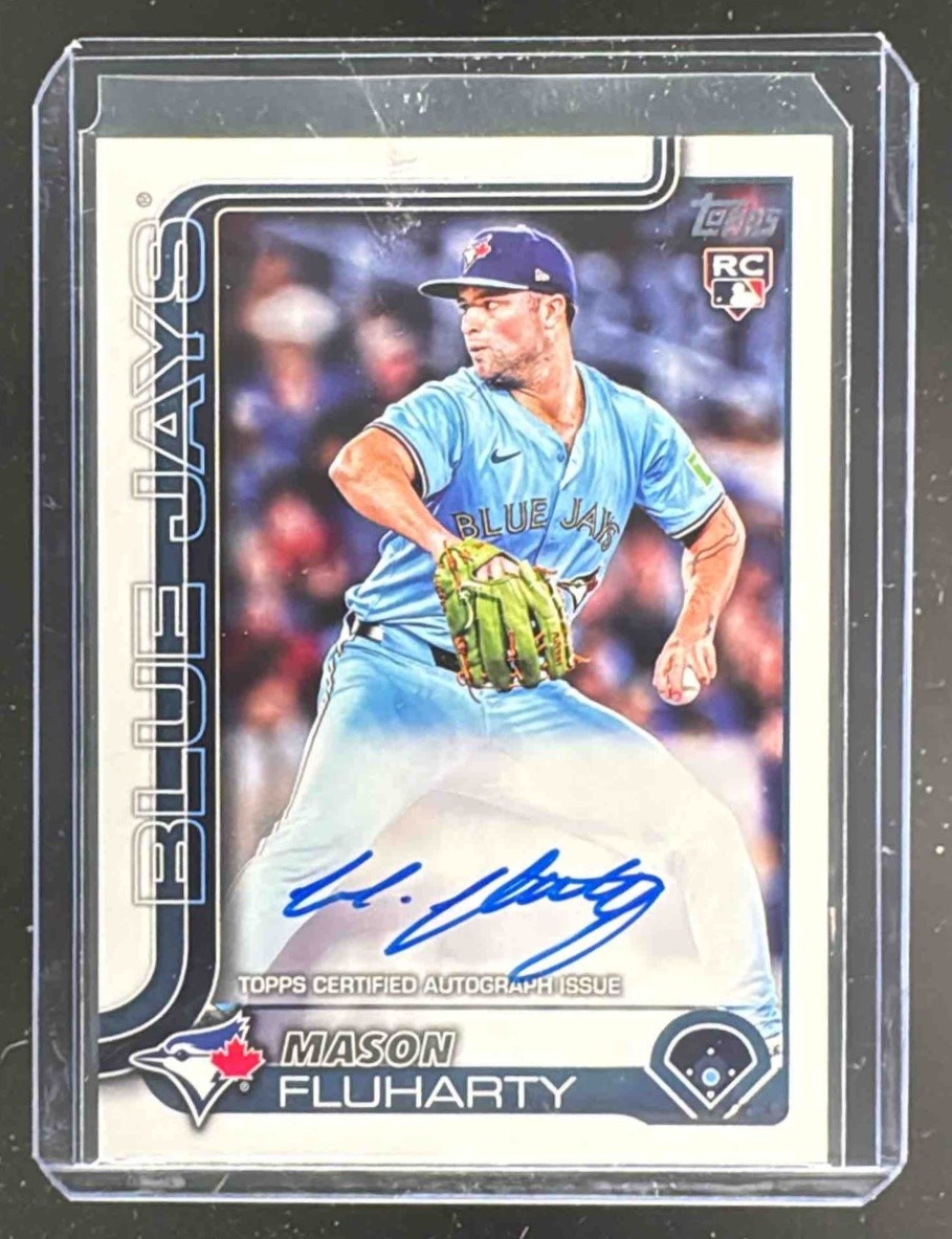 Mason Fluharty 2025 Topps Update #US21 Real One Auto Rookie RC