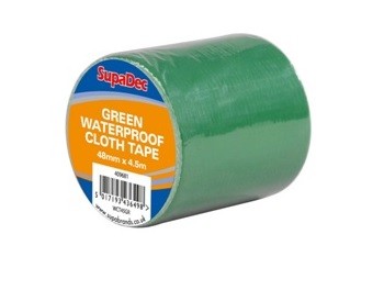 SupaDec Waterproof Cloth Tape Gaffer Adhesive Tape 48MM x 4.5M Assorted Colours - Picture 1 of 1