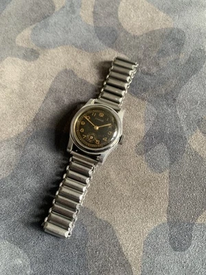 Montre Mécanique Ancienne GOLDEX Militaire - Occasion - Fonctionne - Style Rétro