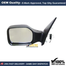 Fits Peugeot 106 1991 - 2004 Complete Manual Wing Mirror Unit Left Hand Side