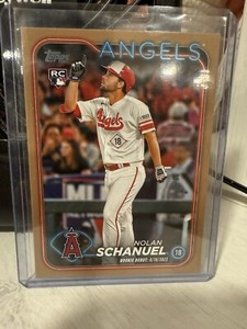 2024 Topps Update Nolan Schanuel Rookie Debut Gold PARALLEL /2024 Angels #US193