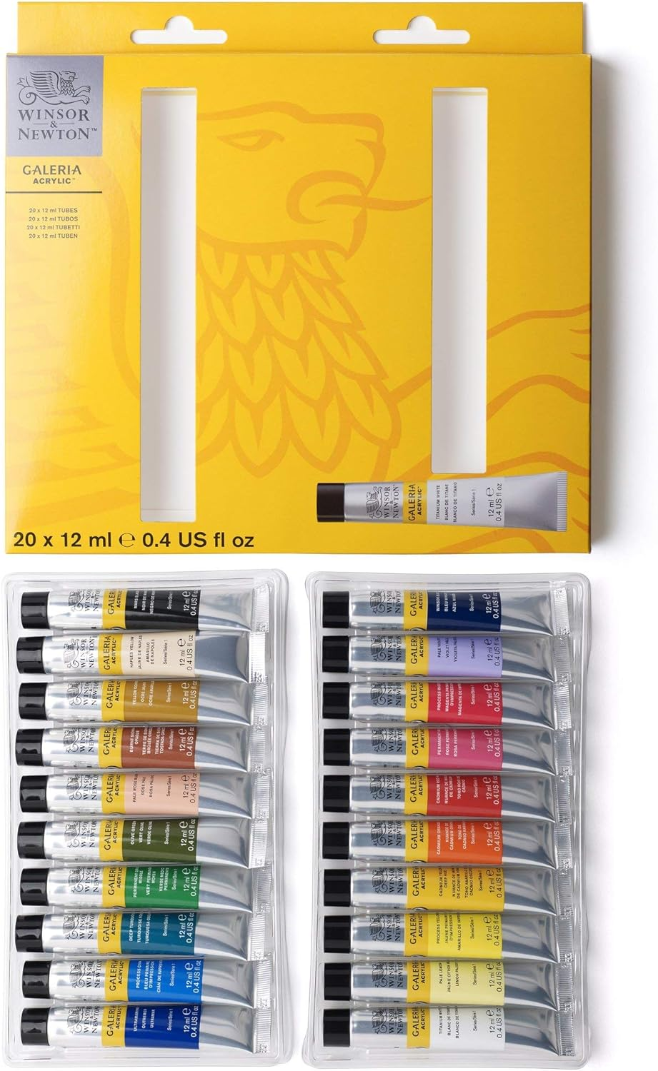 Galeria Acrylic Paint, 20 X 12Ml (0.4--Oz) Tube Paint Set
