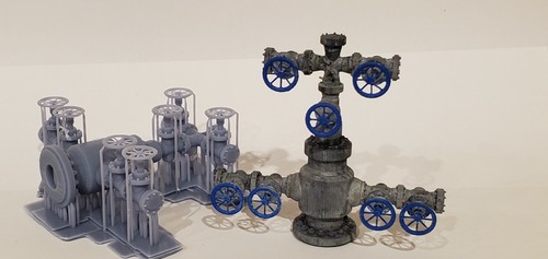 O Scale Wellhead Christmas Tree - Model Railroads - UNPAINTED - Imagen 10 de 10