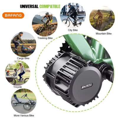 Bafang 48V Mid Drive Motor Kit 500W 750W 1000W EBike Conversion