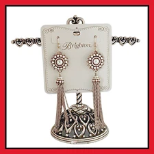 Brighton Telluride Sunburst Tassel French Wire Earrings JA6740 MSRP $72 NWT