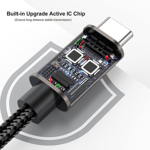 USB C Extension Cable 10FT USB C Extender Cord Male to Female USB 3.1 Gen2 Ty... - Picture 4 of 7