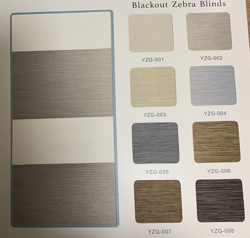 Double Layer Day and Night Shade Window Manual Zebra Blinds Shade Roller Blinds - Picture 13 of 29