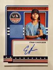 ETHAN SCHIEFELBEIN 2023 Panini Stars & Stripes NATL TEAM DEVELOPMENT JERSEY AUTO