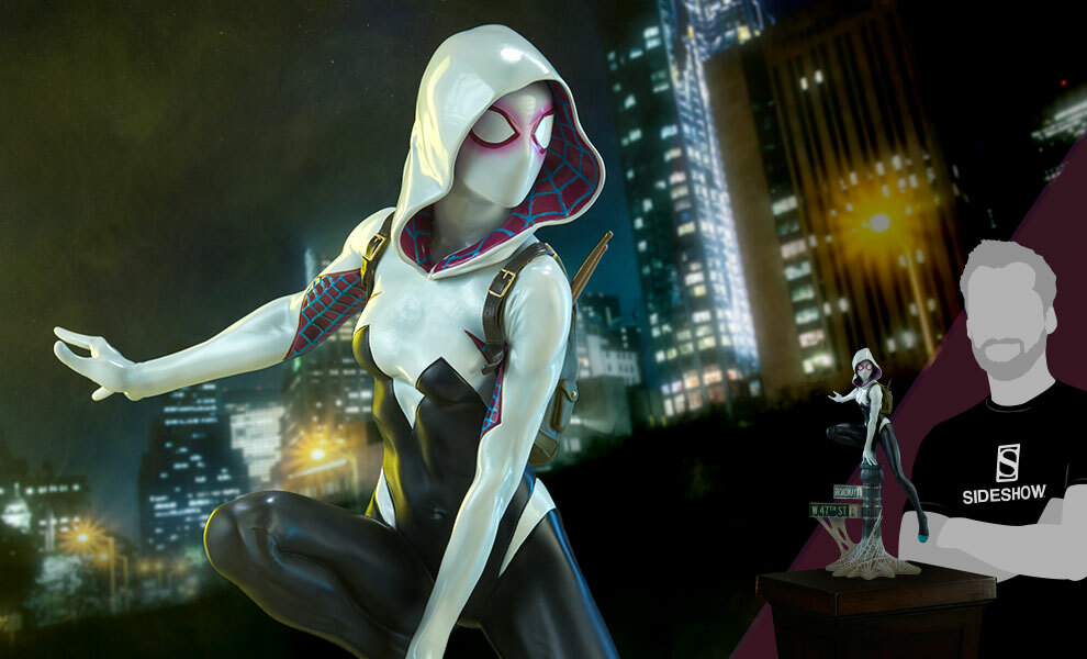 SIDESHOW EXCLUSIVE SPIDER GWEN STATUE MARK BROOKS SRTIST SERIES