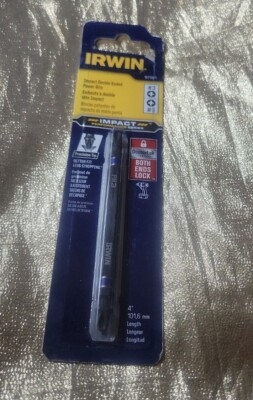 IRWIN 1871069 Impact Performance Double-Ended 4'' Screwdriver #3 Phillips Bit