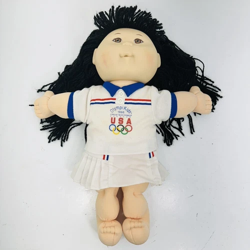 1996 Olympi Kids Cabbage Patch Tennis USA OLYMPIC'S Official Team Mascot Plush
