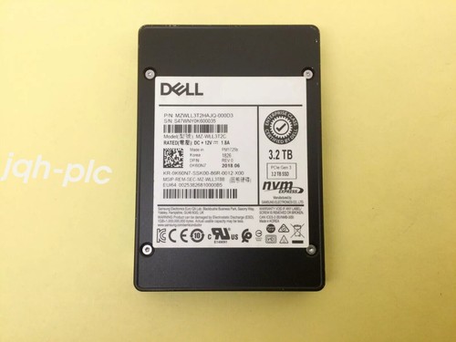 K60N7 Dell Samsung PM1725B 3.2TB PCle Gen 3 NVME 2.5" SSD MZ-WLL3T2C 0K60N7*j - Afbeelding 2 van 2