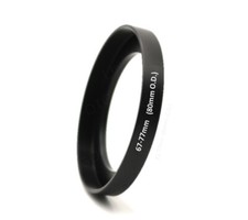 67-77mm 80mm O.D. Matte Box Filter Adapter Step-Up Front Ring