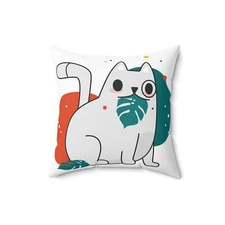 Spun Polyester Square Pillow