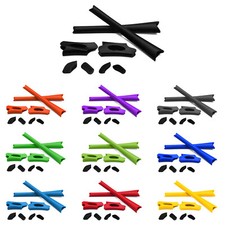 EYAR Rubber Kit Replacement Earsocks Nose Pads for-Oakley Flak Jacket