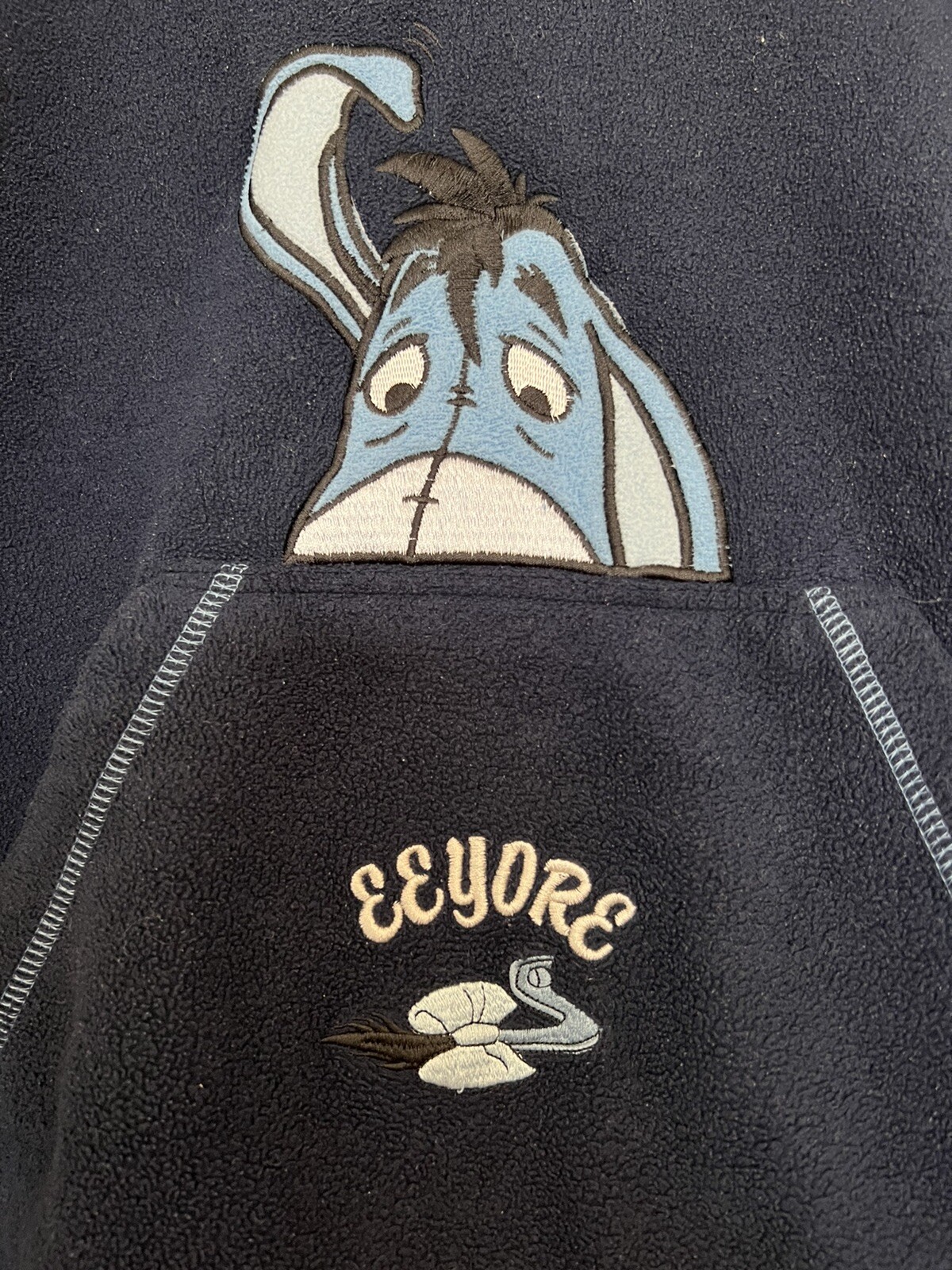 Vintage Disney Eeyore Fleece Hoodie Gem